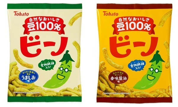 リニューアル発売の「うましお味」(左)と新発売の「香味醤油味」