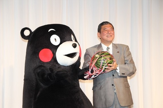 くまモンと石破大臣のコラボレーションが実現