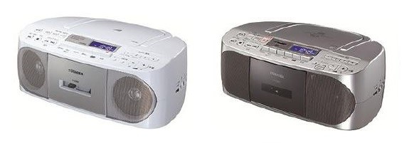 「お好み選局」や「おやすみタイマー」などの便利な機能も搭載（写真は、左が「TY‐CDS7」ピンク、右が「TY‐CDX7」シルバー）
