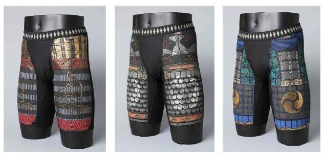 リアルな甲冑デザインのパンツで勝負に勝つ！