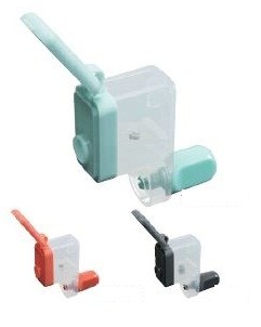 ライトブルー・オレンジ・グレーの3色