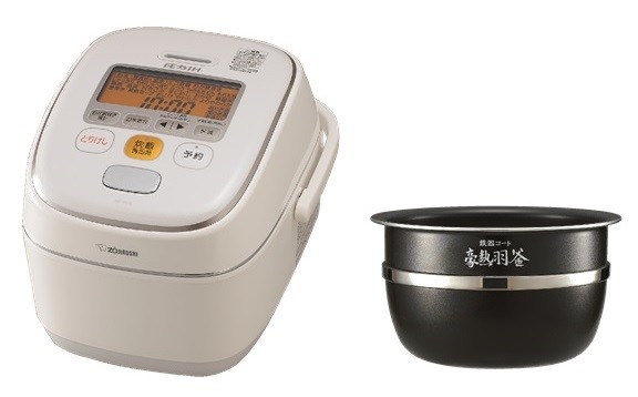「鉄器コート　豪熱羽釜」の圧力IH炊飯ジャー「極め炊き」（写真は「NP‐YS10」）