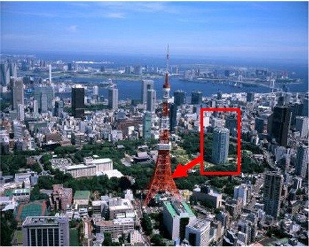 東京タワーから徒歩3分という立地