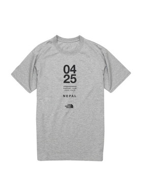 ザ・ノース・フェイス NEPALI RELIEF TEE（写真はミックスグレー）