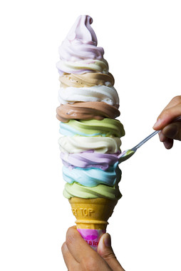 10段ソフトクリーム