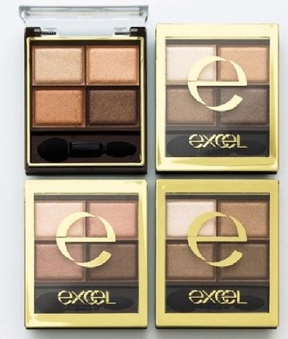 絶妙なブラウンベース4色アイシャドウ登場！