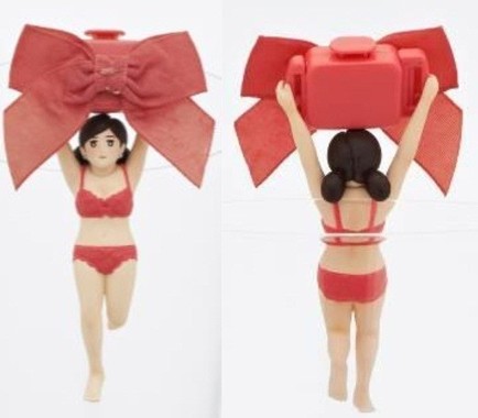 天使のブラ×コップのフチ子登場！