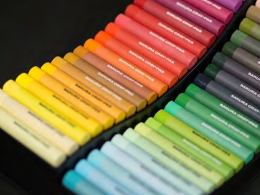 グラデーションの様な配色で色の変化が楽しめる