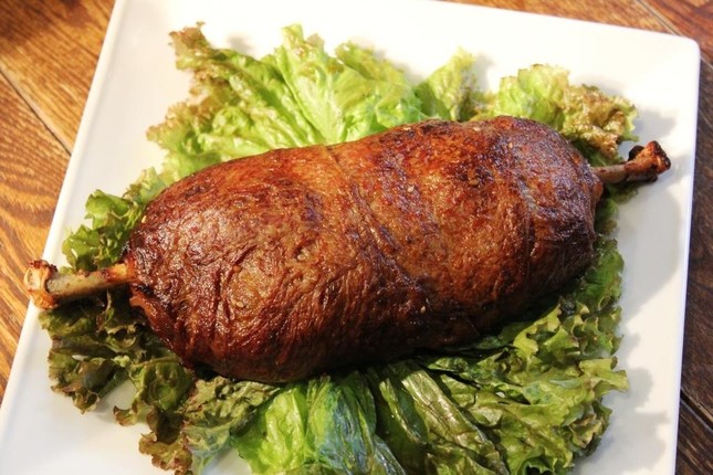 ウェブサイトでレシピが紹介されている　長さは25センチメートルほど