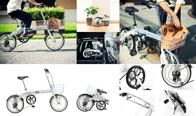 16インチでも使える！を目指した折りたたみ自転車