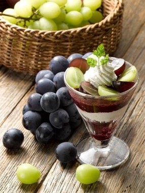 2種類のぶどうが楽しめる