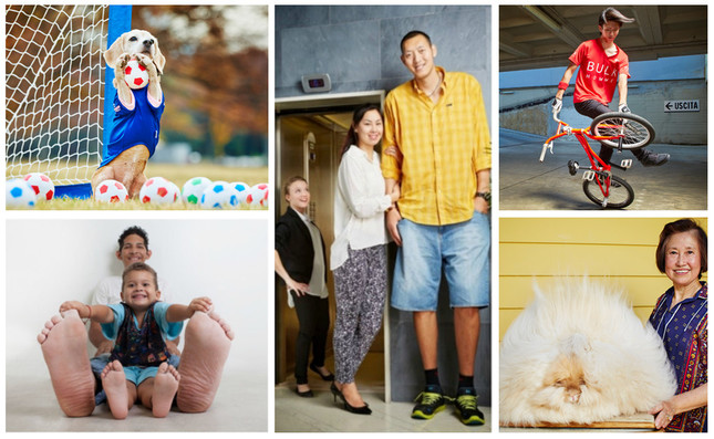 「最長の夫婦」（中国）　合計423.47センチメートル　など