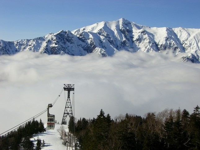 新穂高ロープウェイ（冬季）
