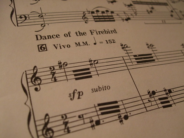 火の鳥　ピアノ編曲版の楽譜