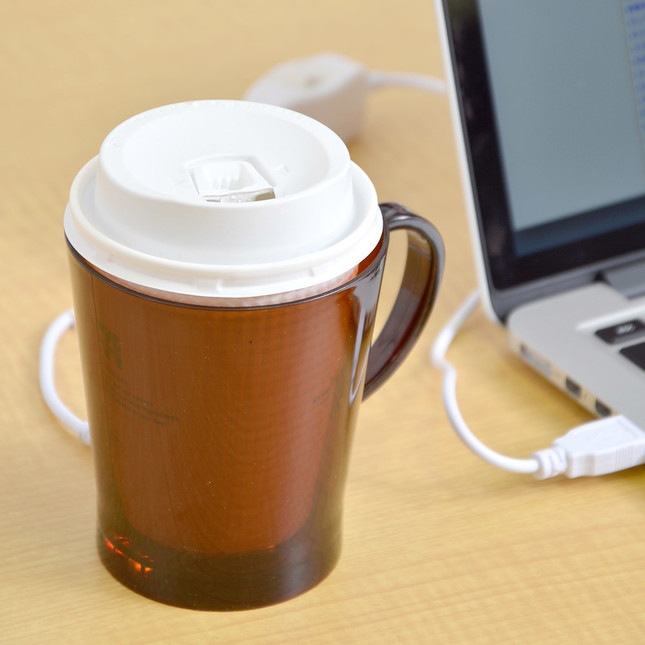 カップ全体が温まる