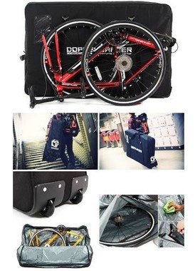 2輪キャスターつきなので自転車運搬ラクラク！