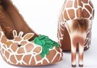 キリンやシマウマがパンプスに　おしゃれでかわいい個性たっぷりRANDAのアニマルシューズ