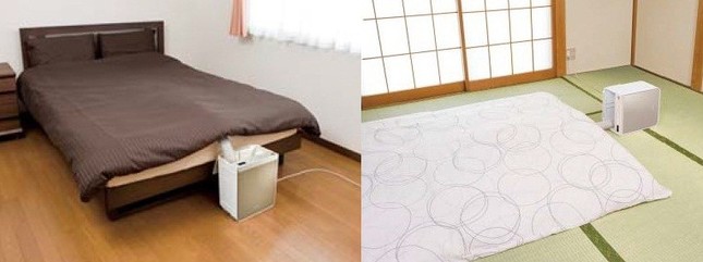 よこにもたてにも置いて使える