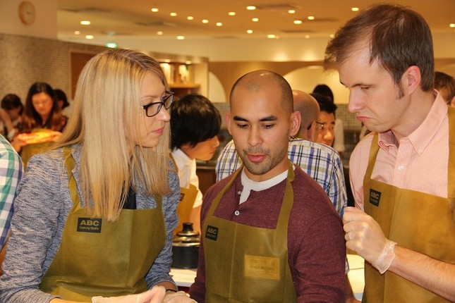 「作戦会議」の時間終了後も、議論を重ねる