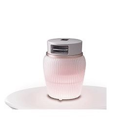 プラズマクラスターイオンの美肌効果とさくら色のあかりによるリラックス空間を演出