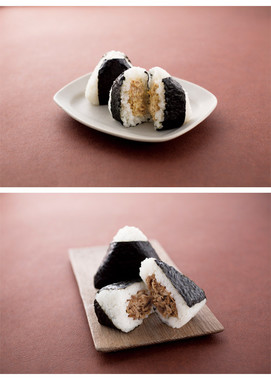 こだわりのツナマヨと神戸牛おにぎり