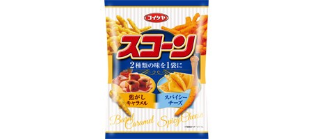 新発売の「スコーン 焦がしキャラメル＆スパイシーチーズ」