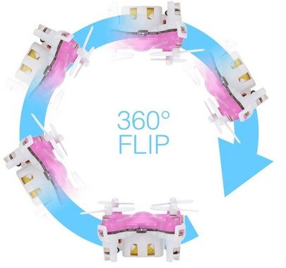 簡単操作で360°宙返り