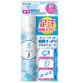 足汗、足ムレを瞬間リセット