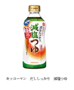 キッコーマン　だししっかり　減塩つゆ