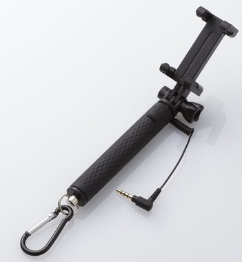 カラビナやストラップ付属、カバンに付けてコンパクトに持ち歩ける