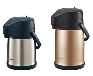 「高い保温・保冷力」で、飲み物の温度を長時間キープ！（写真は、左が「SR‐CC22」ステンレス、右は「「SR‐CC30」カッパー）