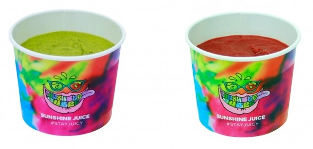 左： 塩こうじデトックス、右：塩こうじビーツトマト