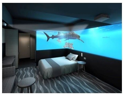 美しい海の中を実際に泳いでいるような感覚を味わえる