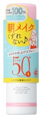 「メイクを守るUVスプレー」