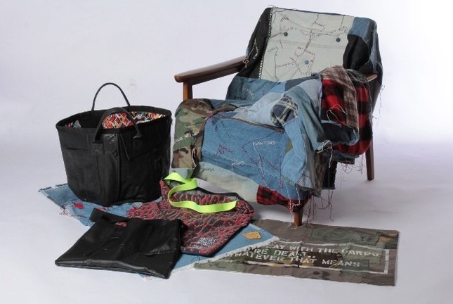 古着を素材にした1点物のホームコレクション