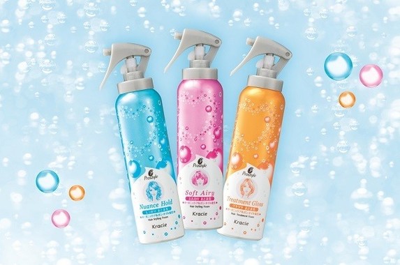 「炭酸」に注目した新感覚のヘアスタイリング剤登場！