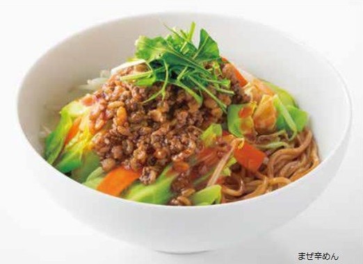 ごはんと温泉卵を加えて「混ぜご飯」にも