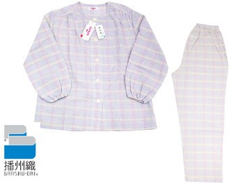 女性用の「播州織」パジャマ