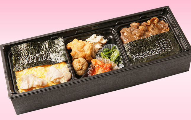 鳥谷選手×藤浪選手の投打の要弁当