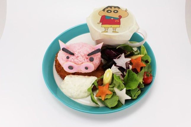 ぶりぶりざえもんのとんかつ定食