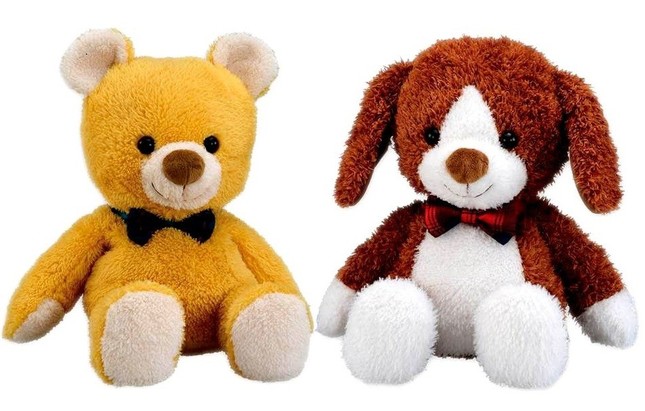 性格の違うクマとイヌ、2種類をラインアップ