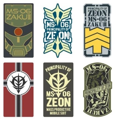 Ｇ賞ジオン軍エンブレムラバーステッカー