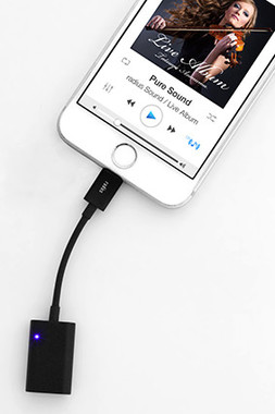 iPhoneの容量を気にせずハイレゾ音源を楽しめる