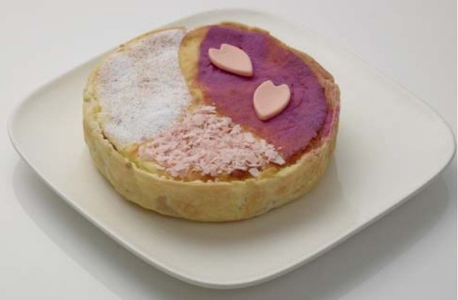 秩父の芝桜の丘をイメージしたクリームチーズパイ