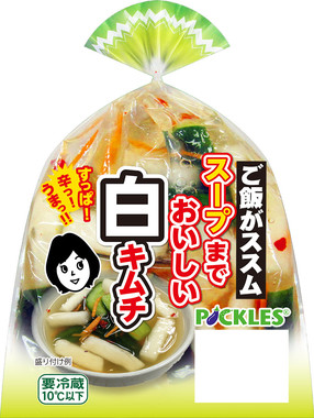 「ご飯がススム」シリーズ初の白キムチ