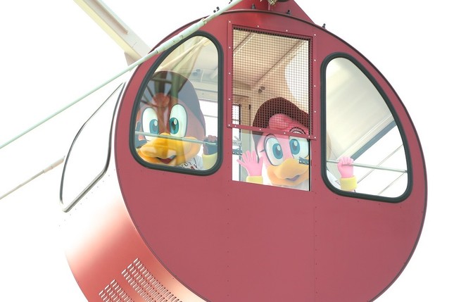 ゴンドラは4人乗り