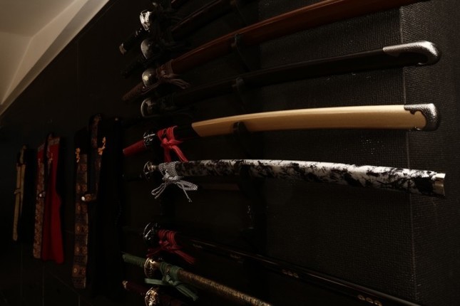 刀の展示スペース