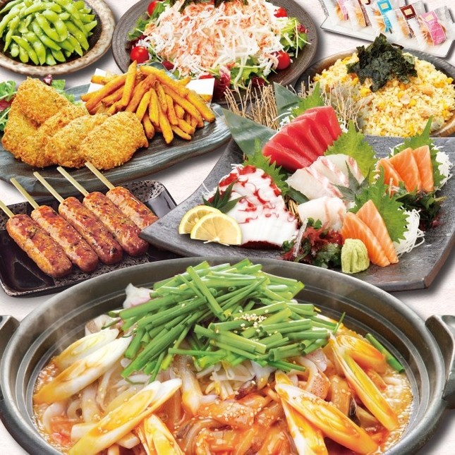 魚民、こもれびコース（5人前）