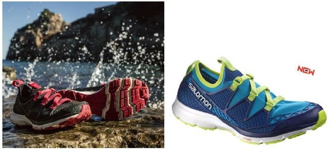 濡れた岩場でも高いグリップ力を発揮