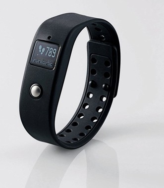 アプリで管理できるリストバンド型活動量計